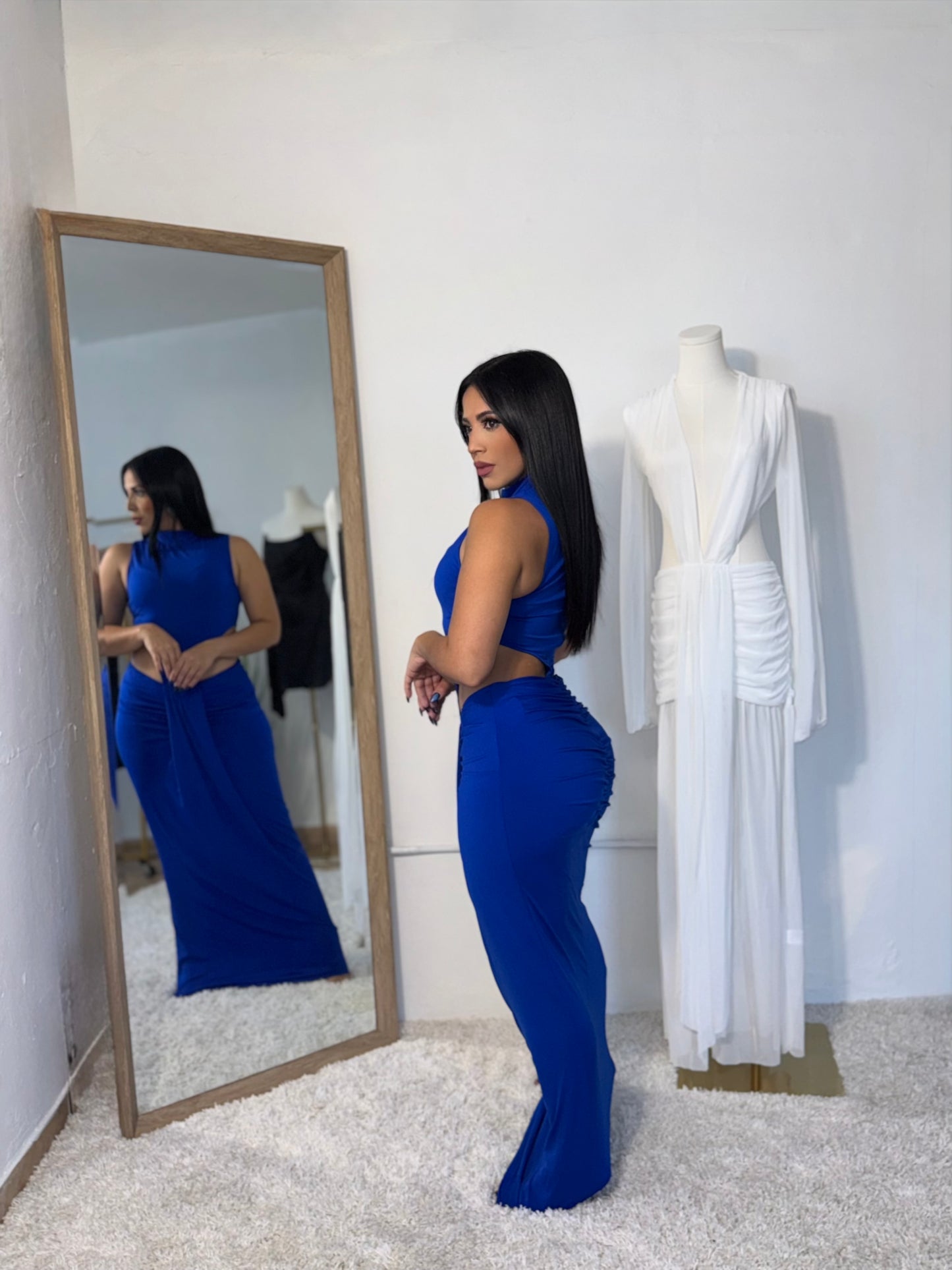 Blue Party Dress