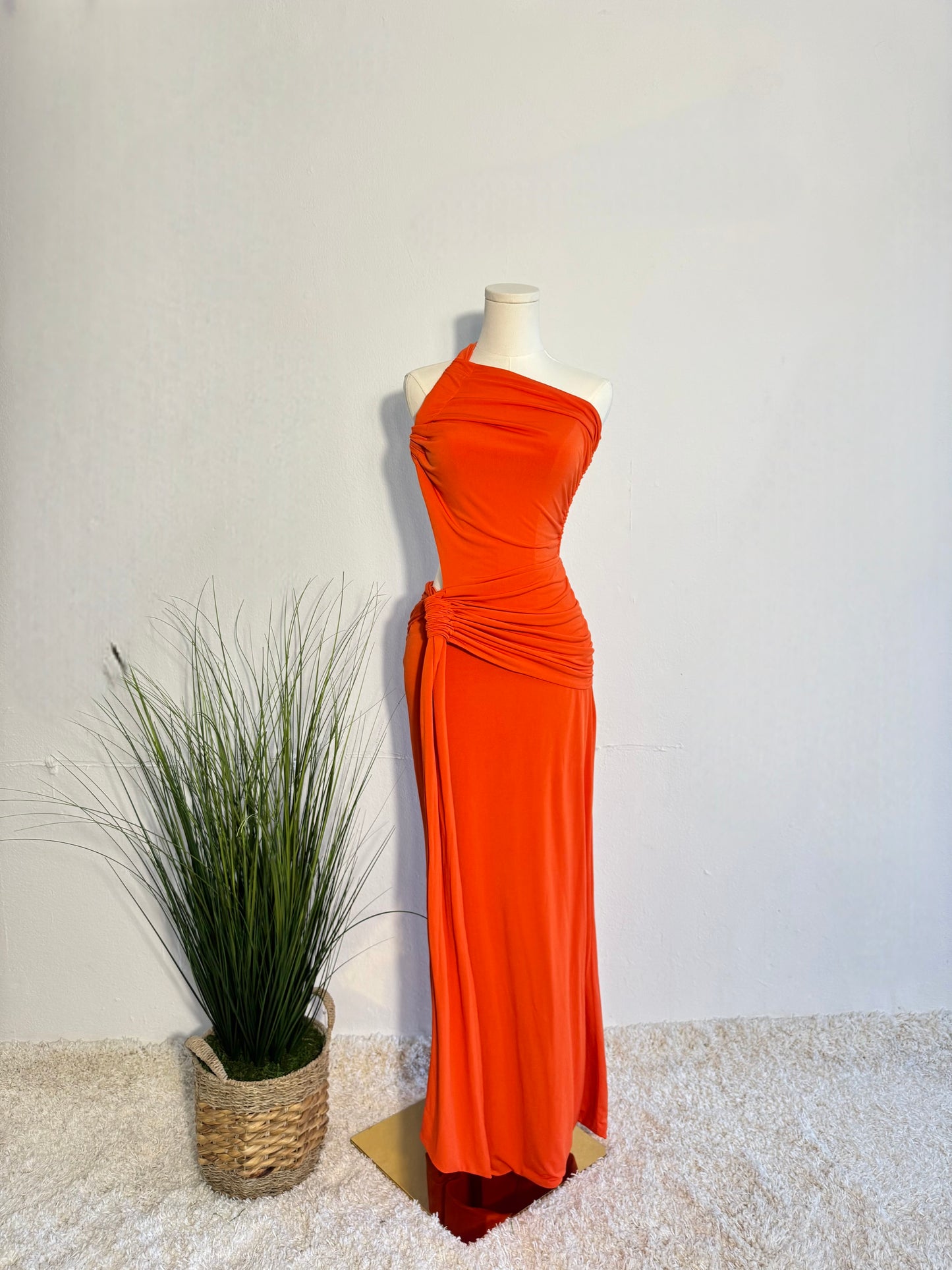 Orange Maxi dress