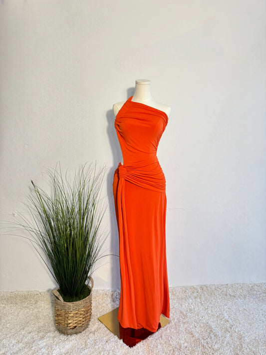 Orange Maxi dress
