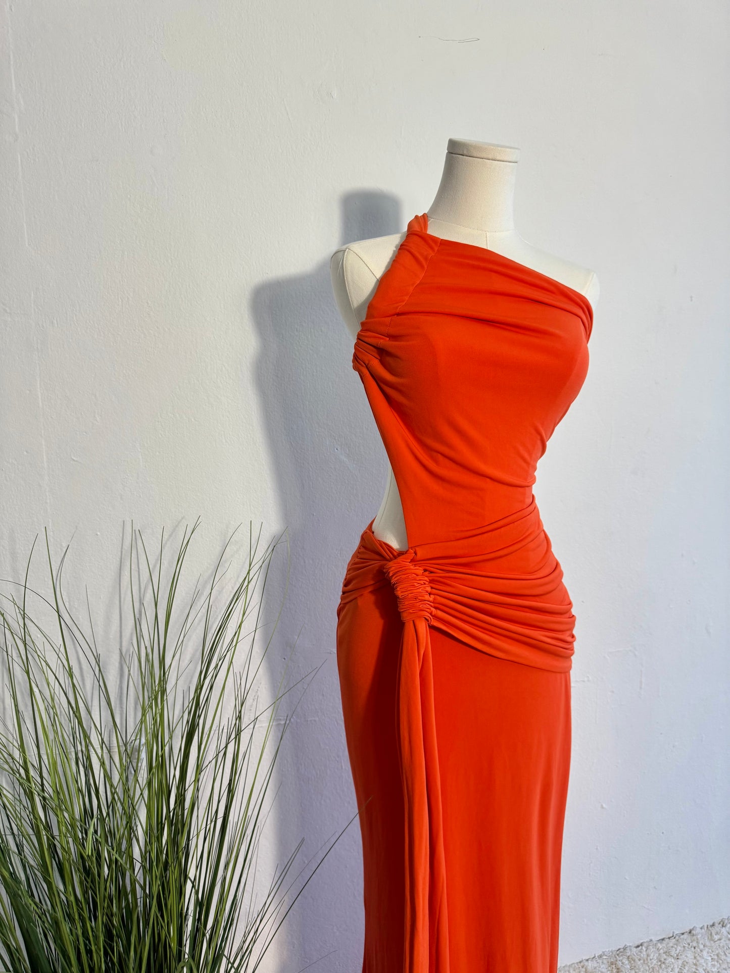 Orange Maxi dress
