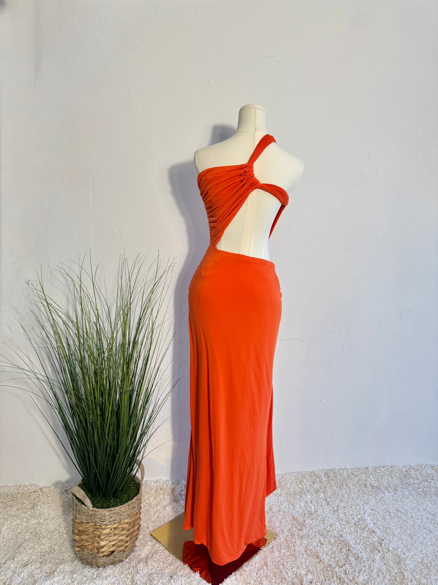 Orange Maxi dress